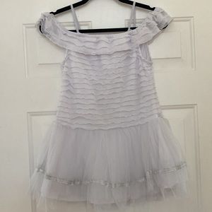 White Dress Girl Size Large 12 / 14